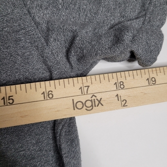 ON THE BYAS Short Sleeve Shirt With Pocket Men's Small Grey Red - Picture 6 of 9